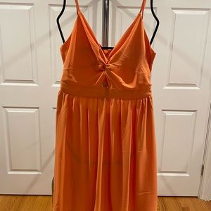 Orange sundress